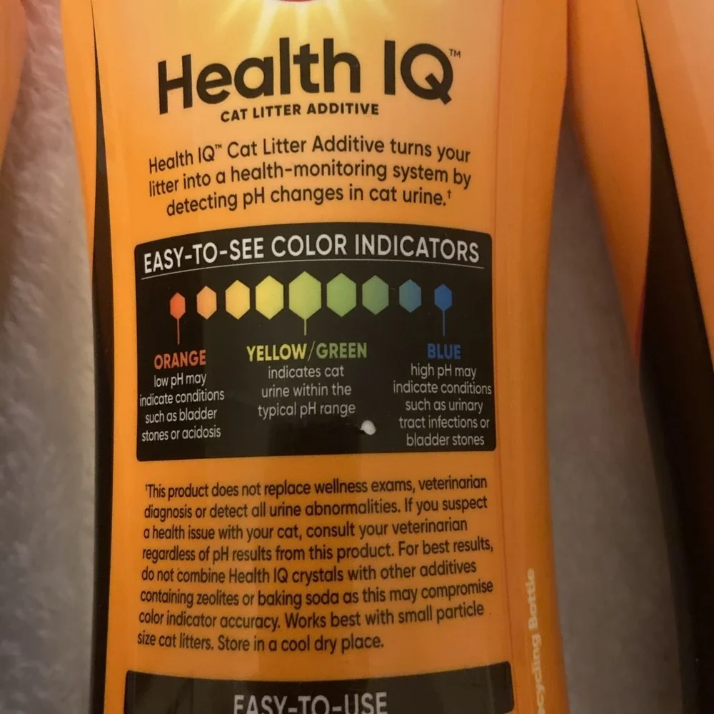 4X Arm & Hammer Health IQ Cat Litter Additive Color Health Indicators 6.5 oz NIB